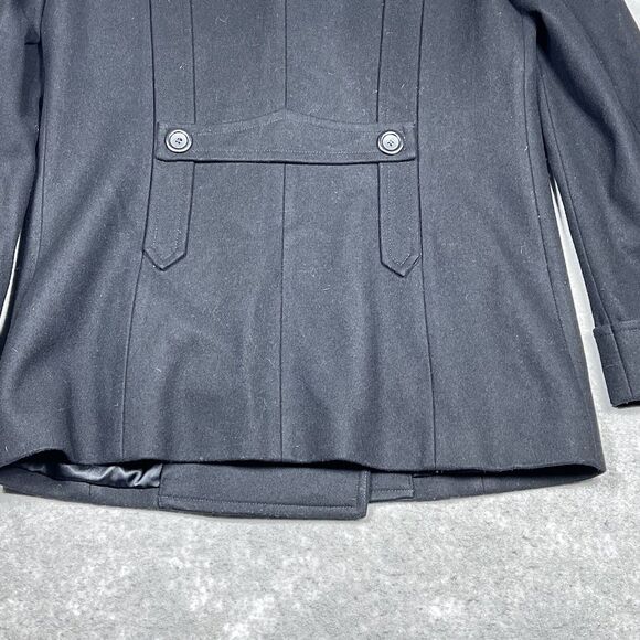 J.Crew Peacoat Jacket Women’s Size 8 Back Double Breasted Button Wool Blend - Picture 7 of 13